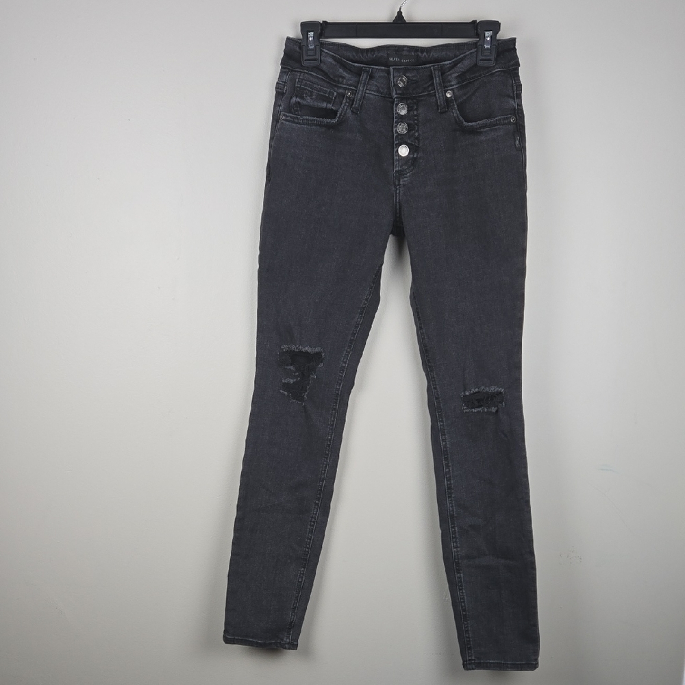 Silver Jeans Women's Charcoal Skinny Jeans